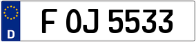 Truck License Plate